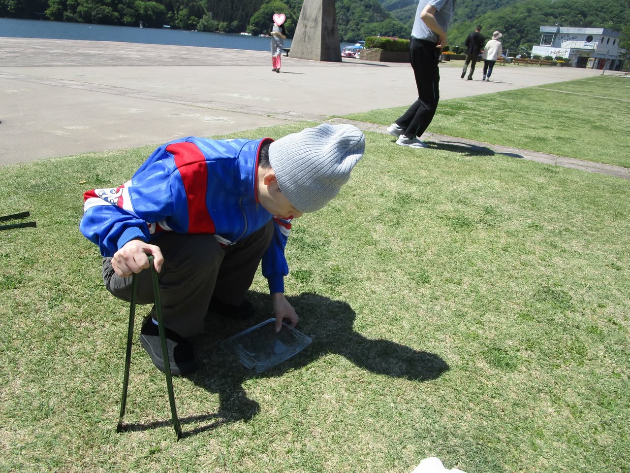 相模湖公園の清掃の様子1